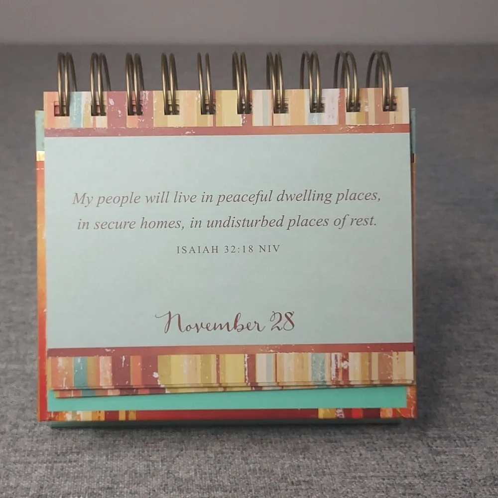 DaySpring Joy For Today 365 Day Perpetual Flip Inspirational Spiritual Calendar